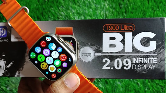 T900 Ultra Smart Watch – 2.09” HD Infinite Display | 49MM Dial | Bluetooth Calling | Built-in Games | Random Color