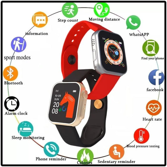 👉 D20 Ultra Smart Watch – Heart Rate, Blood Pressure & Oxygen Monitor | Fitness Smart Bracelet (Random Color)
