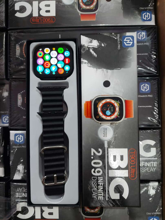 T900 Ultra Smart Watch – 2.09” HD Infinite Display | 49MM Dial | Bluetooth Calling | Built-in Games | Random Color