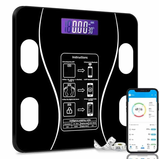 Smart Digital Bluetooth Weight Scale – Precision Body Weight Monitor (Up to 180kg)