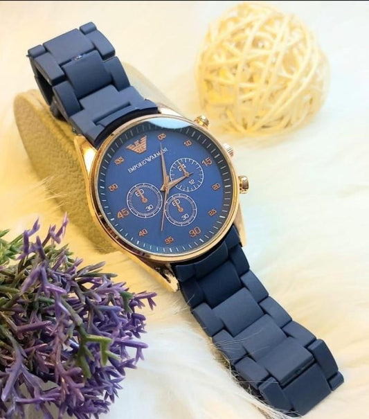 Emporio Armani AA1 Men’s Stylish Watch – Premium Quality Wristwatch with Adjustable Strap (Single Piece)