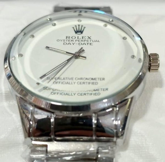 Rolex Style Men’s Luxury Watch – Best Quality Stainless Steel Chain Wristwatch with Box
