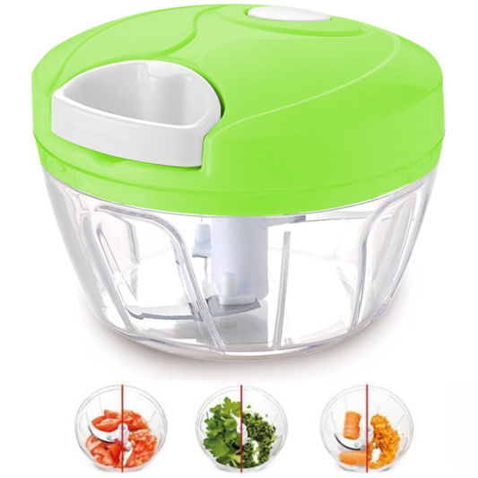 Speedy Hand Pull Food Chopper – Manual Vegetable, Onion, Fruit & Nut Cutter | Mini Blender & Food Processor (Random Colors) in Pakistan