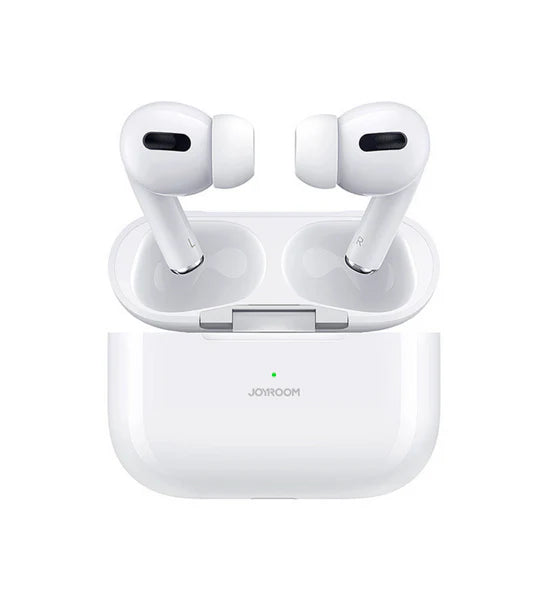 Joyroom T03s Pro ANC Wireless Earbuds | Active Noise Cancelling TWS Bluetooth Earphones – White