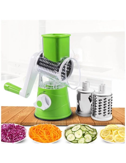 Tabletop Drum Grater – Manual Vegetable Cutter, Slicer & Multi-Functional Kitchen Grater (Random Color) in Pakistan
