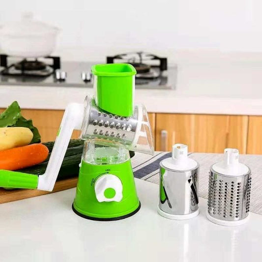 Tabletop Drum Grater – Manual Vegetable Cutter, Slicer & Multi-Functional Kitchen Grater (Random Color) in Pakistan